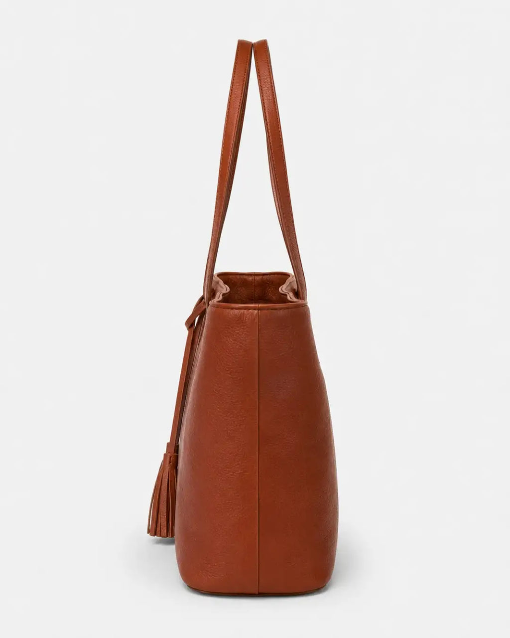 Evergreen Leather Tote Bag | Tan