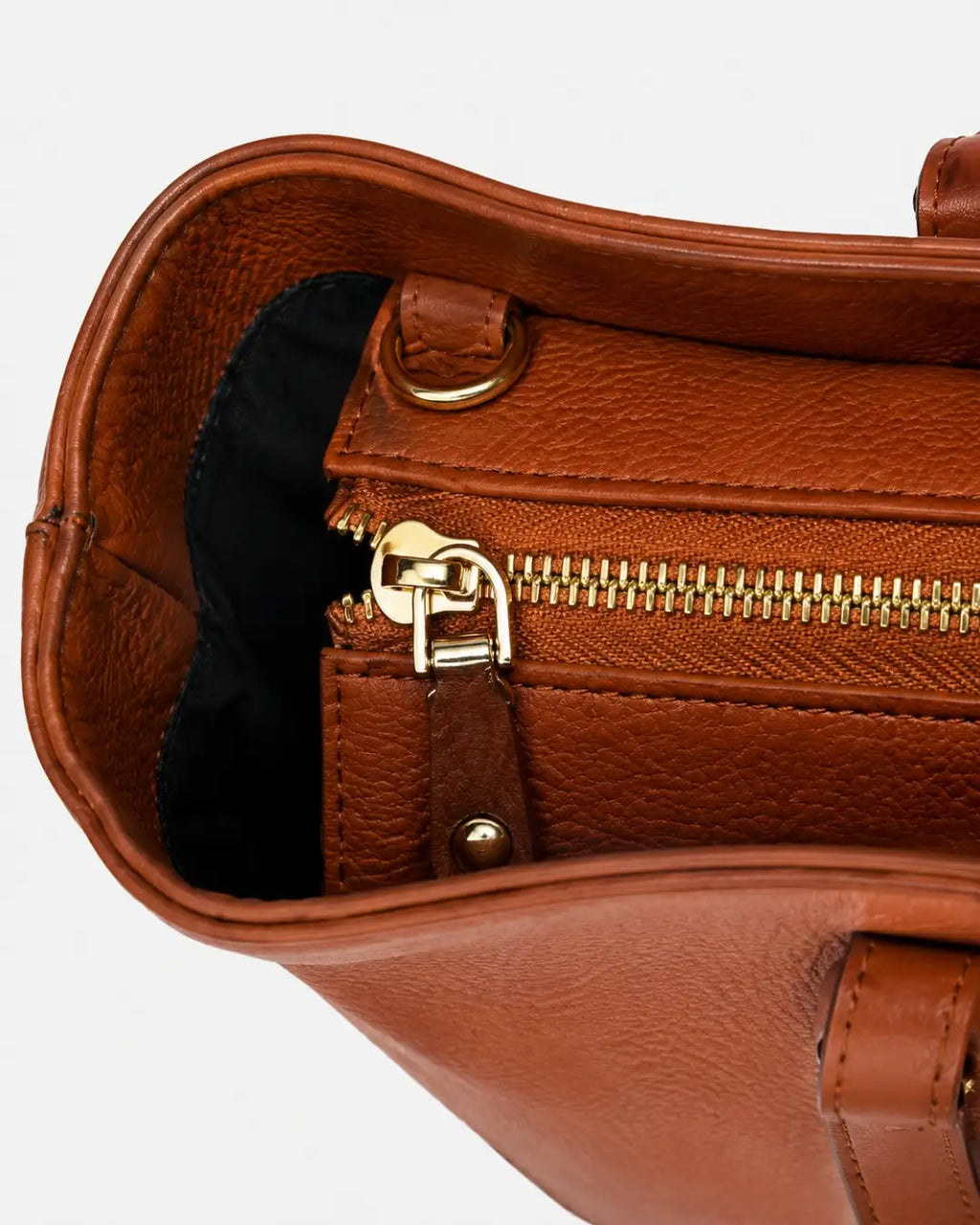 Evergreen Leather Tote Bag | Tan