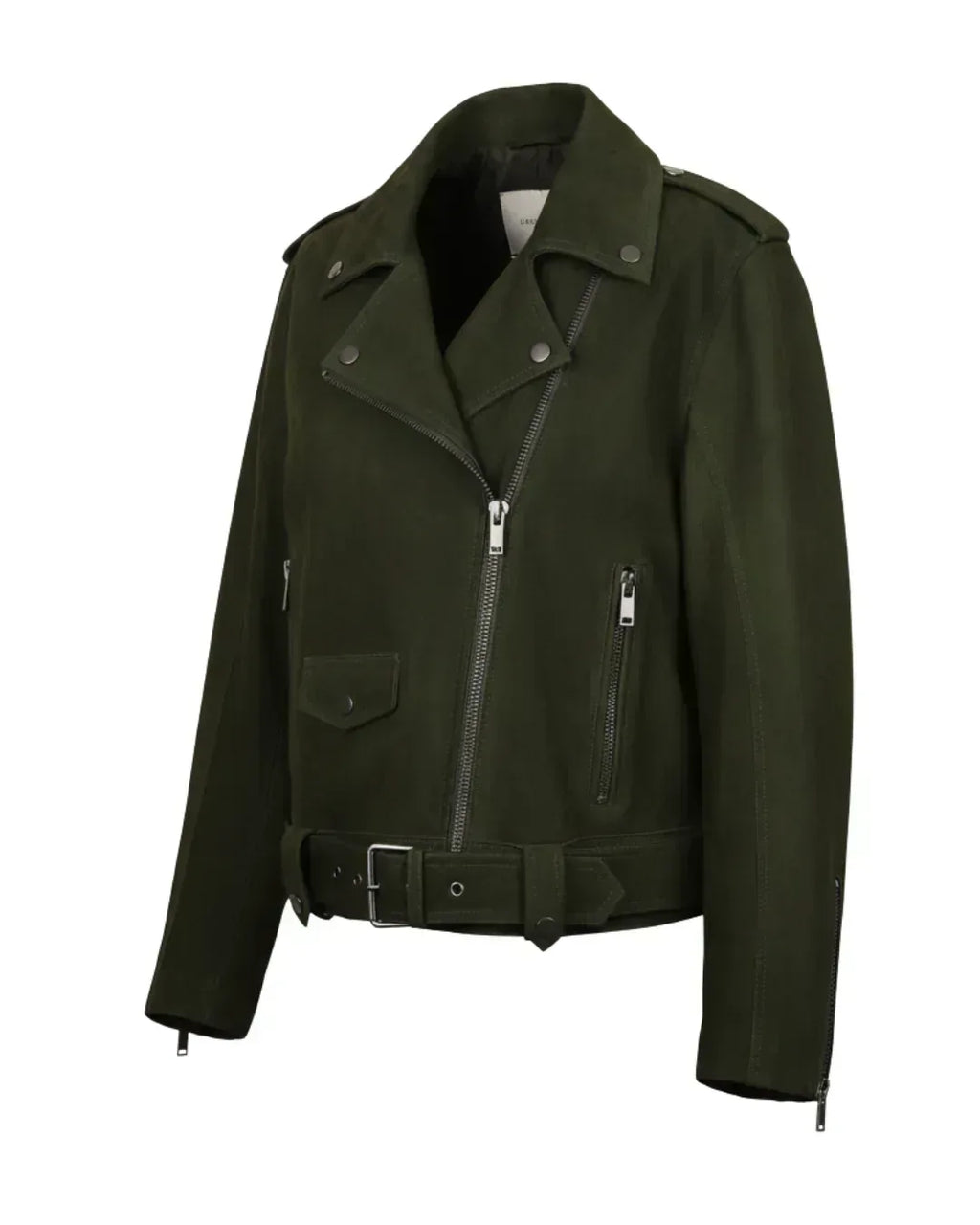 Forest Line Leather Jacket - Glacier Leather