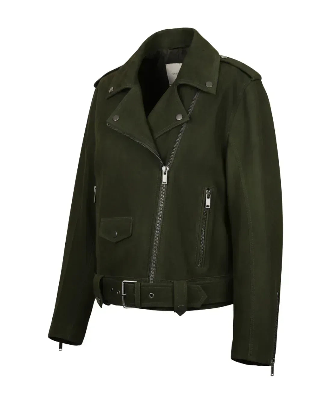 Forest Line Leather Jacket - Glacier Leather
