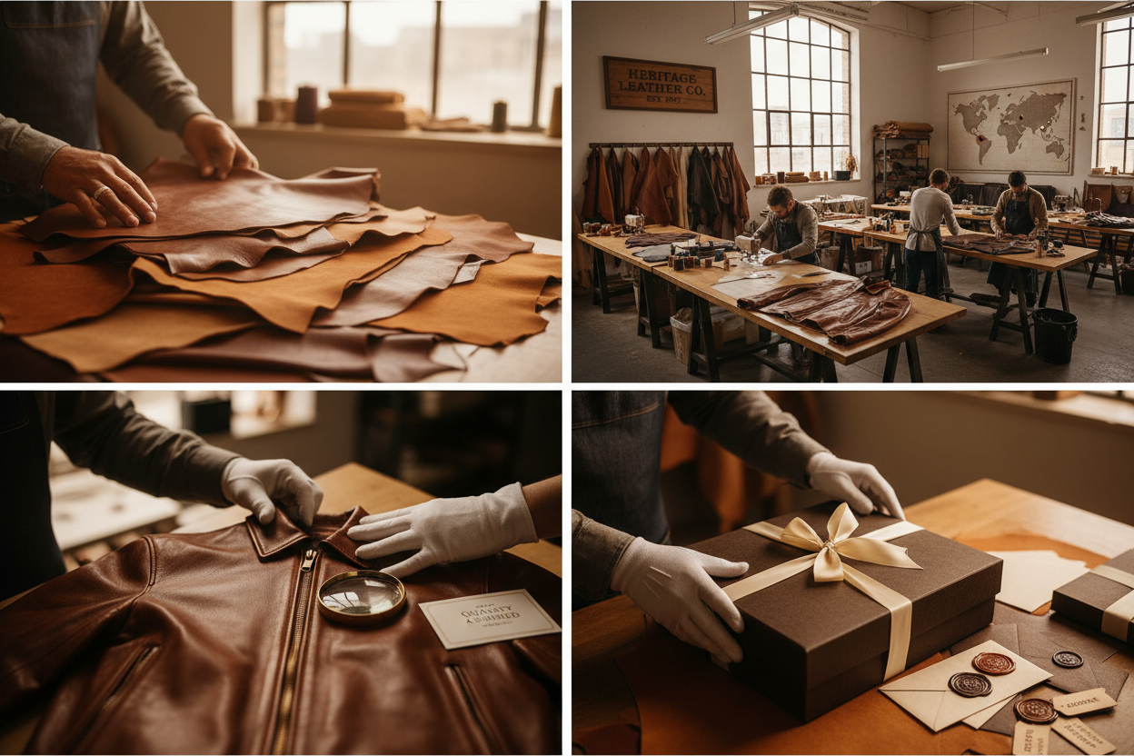 From Workshop to YouBy operating as a direct-to-consumer brand, we control every stage — from leather selection and crafting to final inspection and delivery. This ensures consistent quality while offering fair pricing across the USA, Canada, Europe, and Worldwide.Every Glacier Leather product meets the same standards we’ve followed since 2007 — the standards trusted by elite global brands.