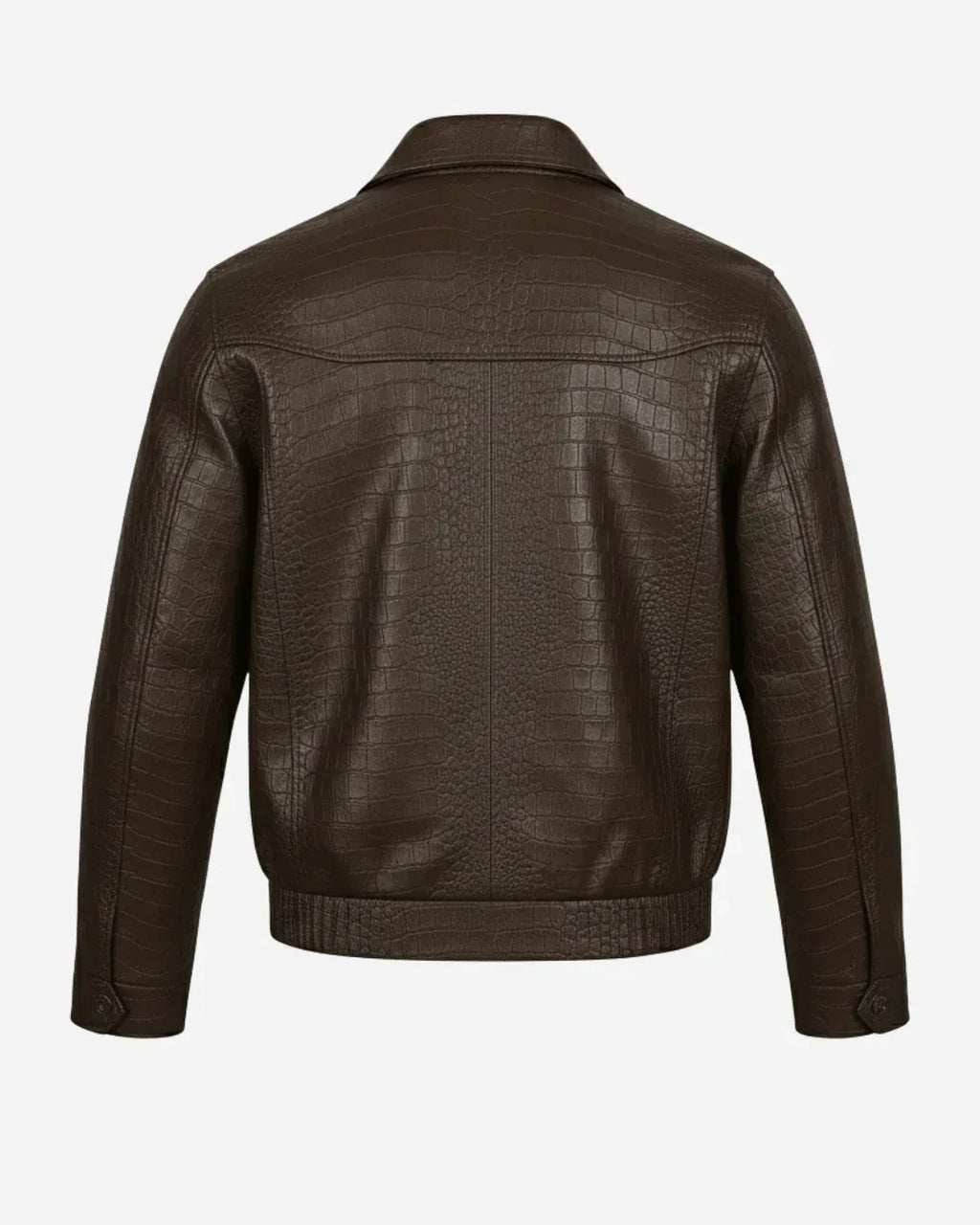 Imperial Brown Crocodile Jacket