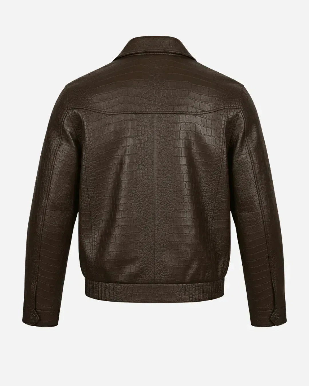 Imperial Brown Crocodile Jacket