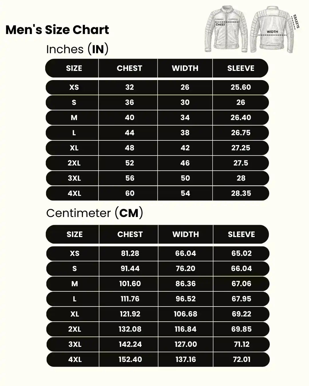 leather-jacket-sizing-chart