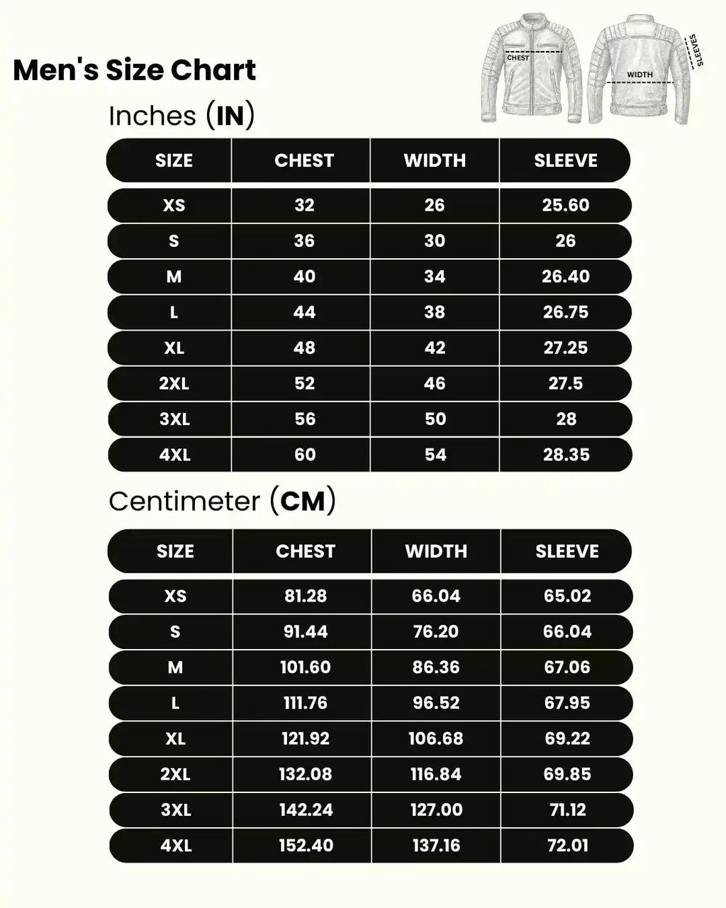 leather-jacket-sizing-chart