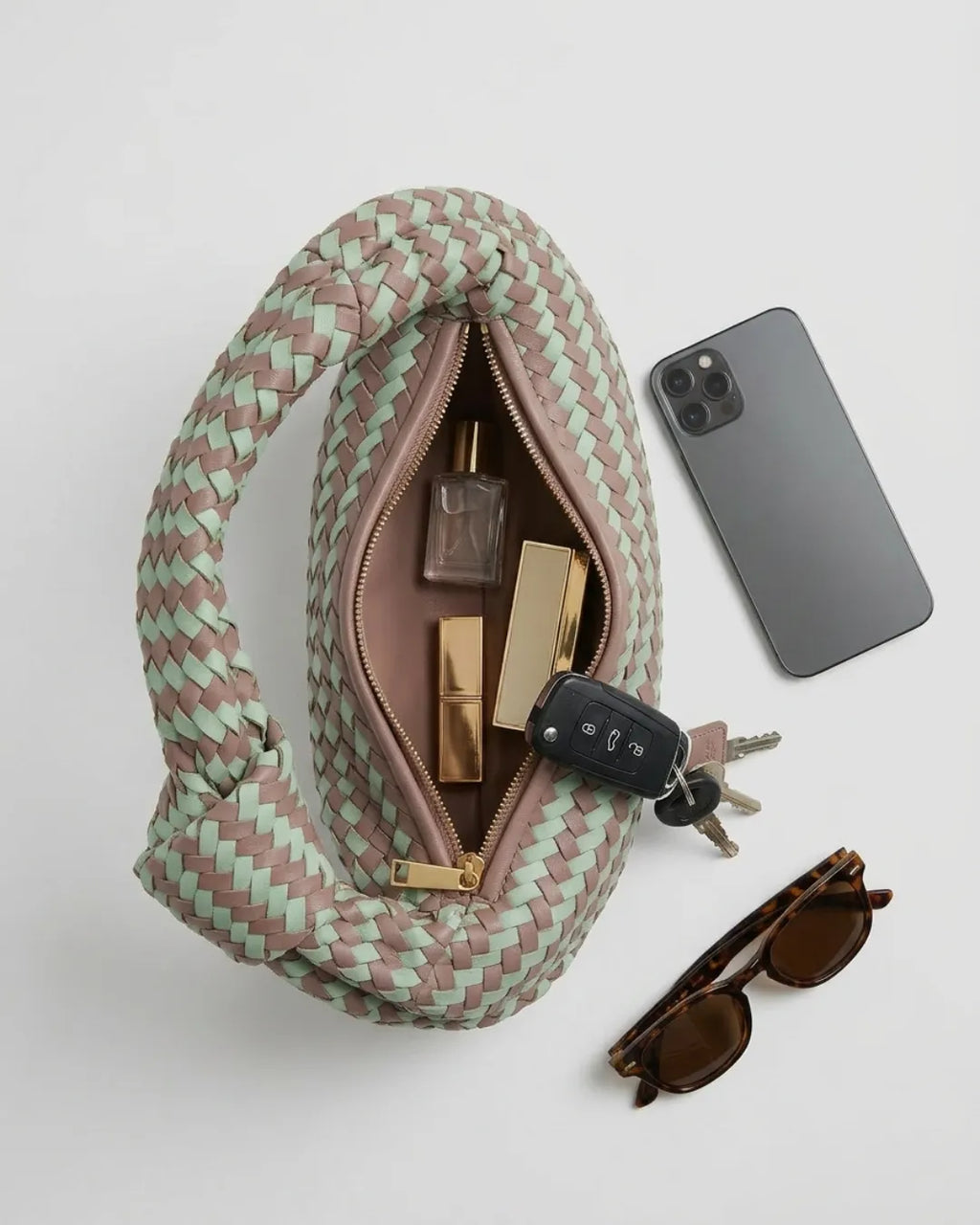 signature-weave-leather-bag-green-brown